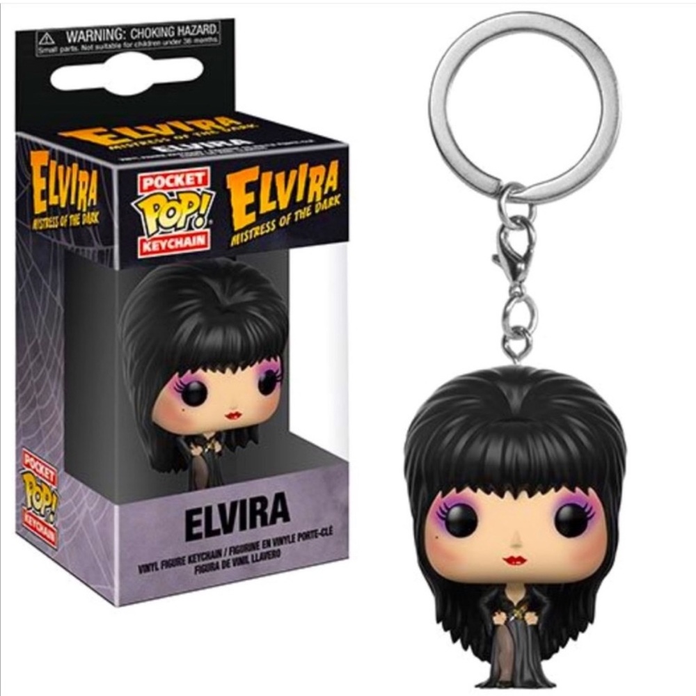 Elvira Pocket Pop Keychain
